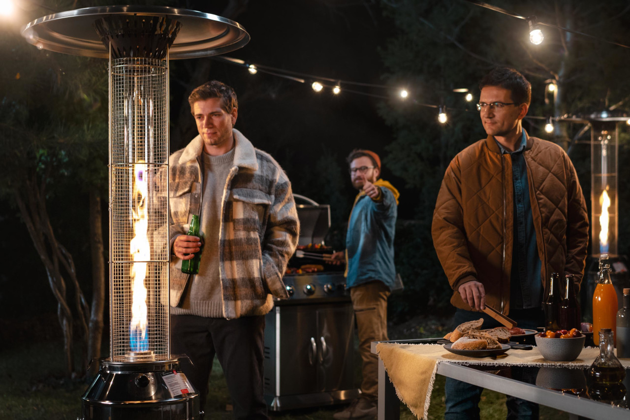 Designerski ogrzewacz tarasowy