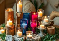 Świeczniki DIY: pomysły i techniki na kreatywne dekoracje z naturalnych i recyklingowanych materiałów