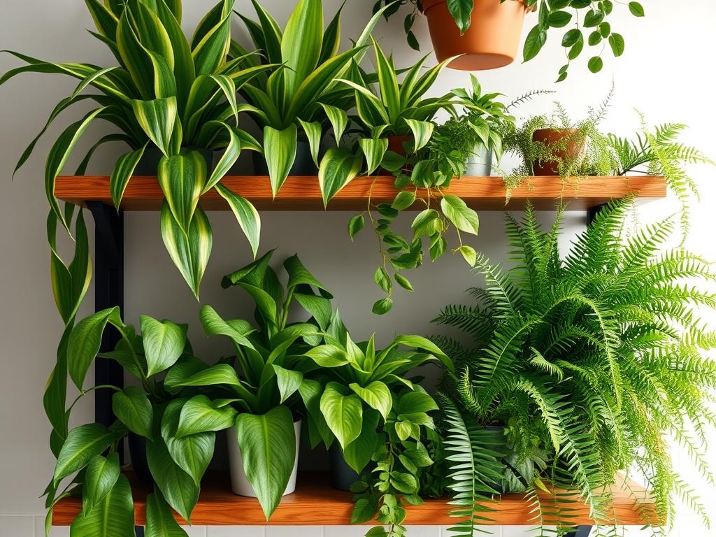 Rośliny na półkę w łazience: jak wybrać i pielęgnować gatunki odporne na wilgoć i cień