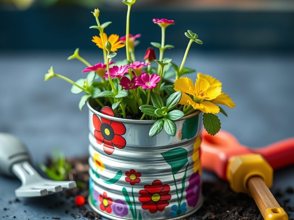 Osłonka na doniczkę z puszki DIY: jak przygotować i ozdobić trwały i bezpieczny pojemnik na rośliny