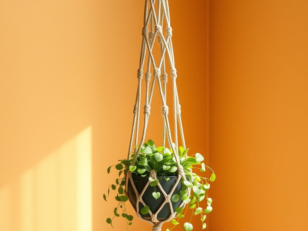 Makrama kwietnik DIY: jak wybrać materiały i techniki, by służył latami i zdobił wnętrze