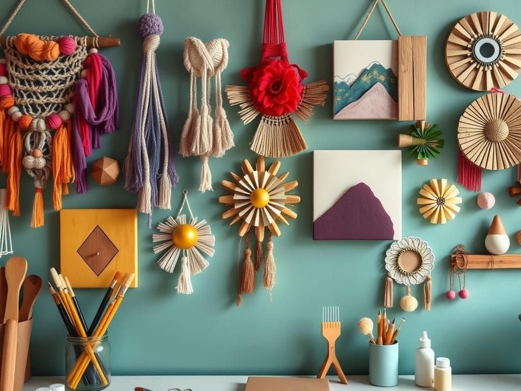 Ozdoby na ścianę DIY: różnorodne techniki i materiały dla unikalnej aranżacji wnętrza