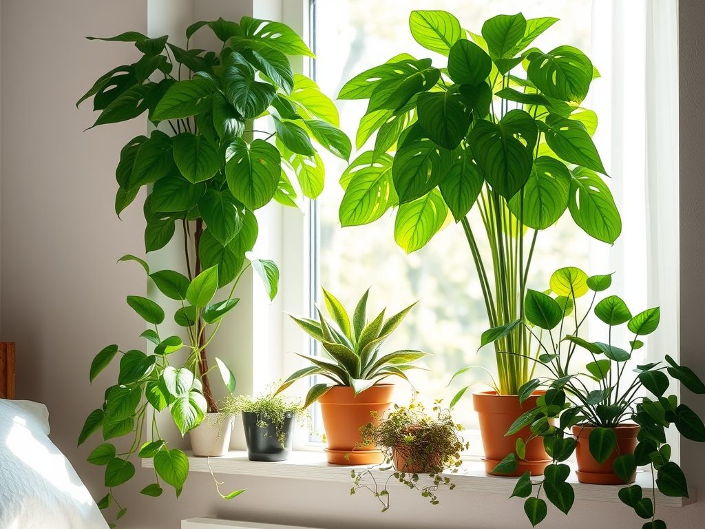 Rośliny na parapet w sypialni: jak wybrać gatunki łączące piękno z funkcją oczyszczania powietrza