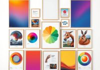 Galeria plakatów: jak dobrać kolory, by stworzyć spójną i harmonijną aranżację ściany Galeria plakatów: jak dobrać kolory, by stworzyć spójną i harmonijną aranżację ściany
