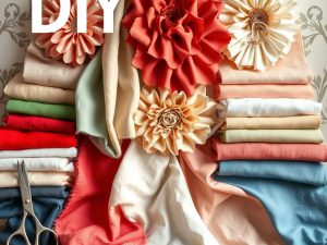 Dekoracje ścienne z tkaniny DIY: jak wybrać materiały i techniki, by cieszyć się trwałym efektem