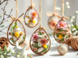 DIY dekoracje na Wielkanoc: jak tworzyć trwałe ozdoby z naturalnym charakterem i kreatywnym akcentem