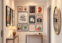 Galeria plakatów w przedpokoju: jak stworzyć spójną aranżację, która nada charakter wnętrzu