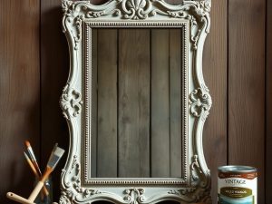 Odnowa ramy lustra DIY: krok po kroku od przygotowania do efektu vintage i zabezpieczenia