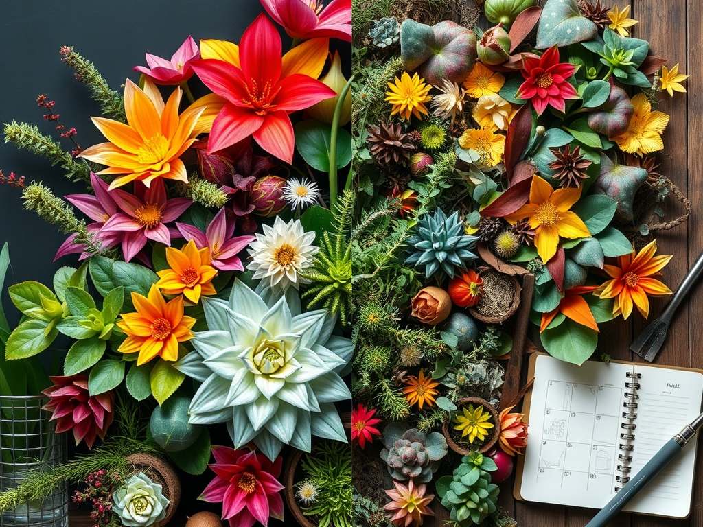 Błędy w kompozycjach roślinnych: jak zidentyfikować przyczynę i poprawić harmonię układu