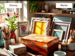Lakier do decoupage: jak wybrać typ i efekt wykończenia dla trwałych dekoracji