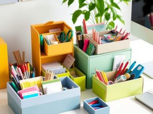 DIY organizery z pudełek: praktyczne pomysły i techniki na trwałe porządki w domu