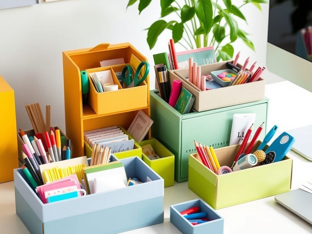 DIY organizery z pudełek: praktyczne pomysły i techniki na trwałe porządki w domu