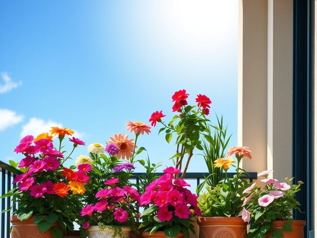 Rośliny na balkon w donicach: jak wybrać i pielęgnować podlewając światło i przestrzeń