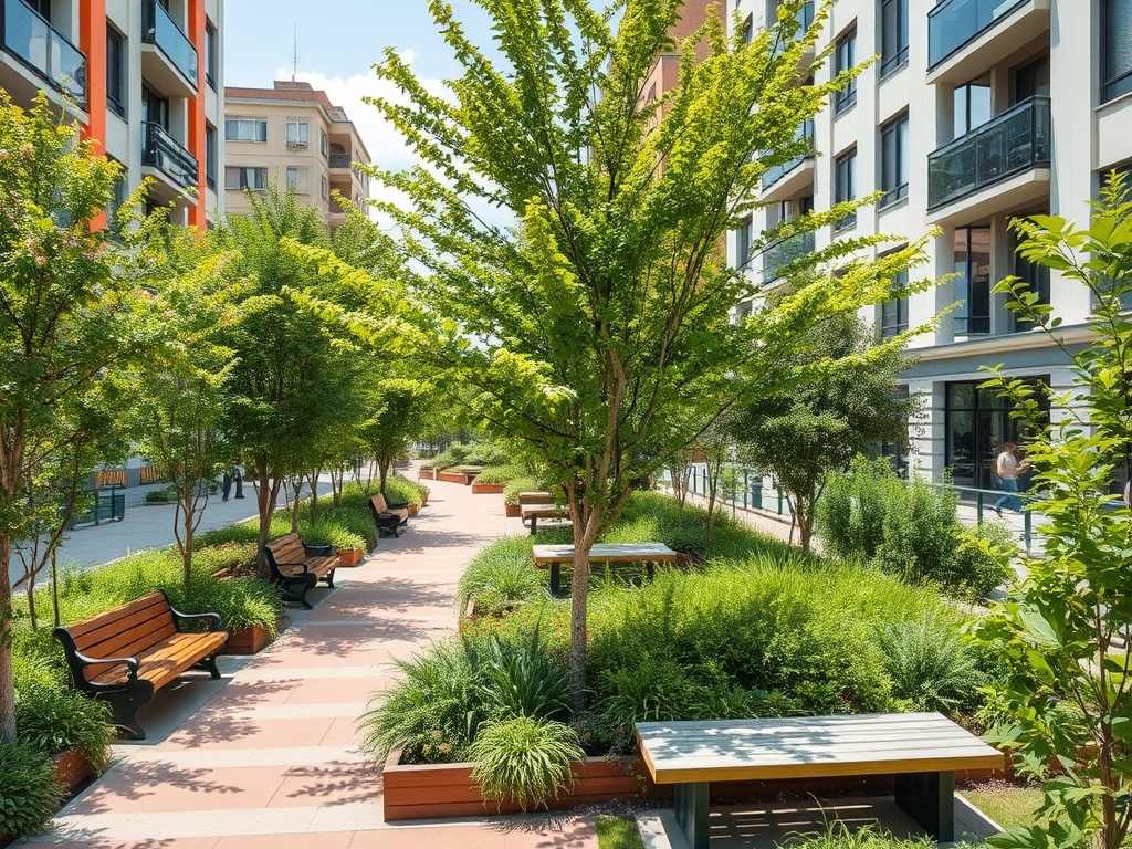 Rośliny a ciągi komunikacyjne: jak projektować zieleń, by łączyła funkcję i komfort użytkowania