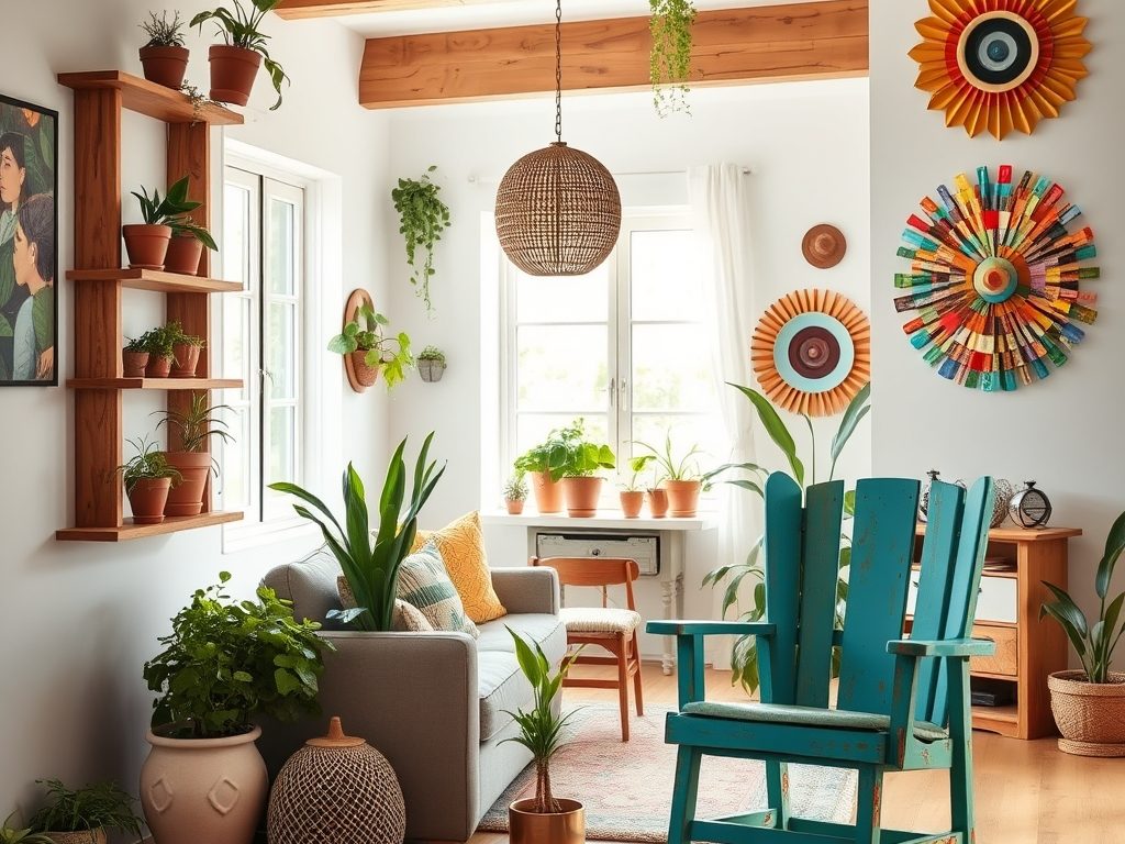 Upcycling dekoracji domowych: jak kreatywnie odświeżyć wnętrze i nadać przedmiotom nowe życie