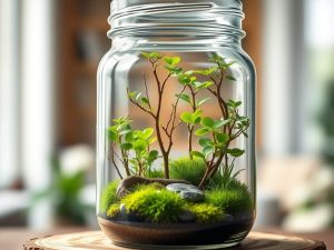 Las w słoiku DIY: jak skomponować i pielęgnować miniaturowy ekosystem bez stresu i nadmiernych wydatków