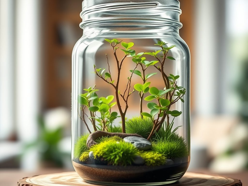 Las w słoiku DIY: jak skomponować i pielęgnować miniaturowy ekosystem bez stresu i nadmiernych wydatków