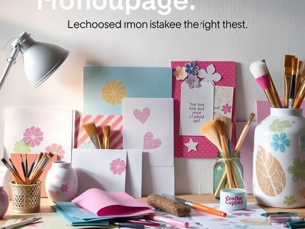 Błędy w decoupage: typowe przyczyny i jak ich unikać dla trwałego efektu