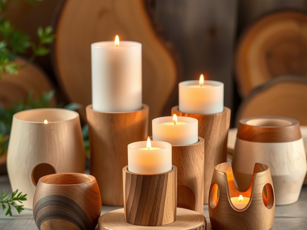 Świeczniki z drewna DIY: jak zrobić trwałe i efektowne dekoracje krok po kroku