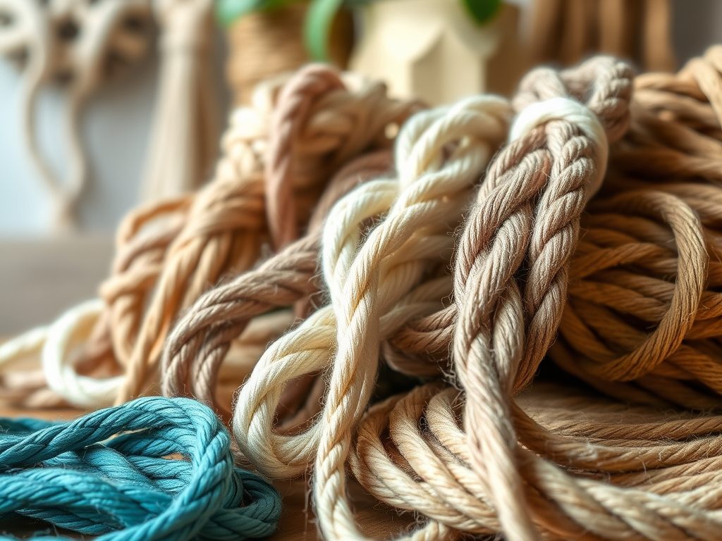 Jak wybrać sznurek do makramy: materiały, grubość i rodzaje dostosowane do projektu i poziomu zaawansowania