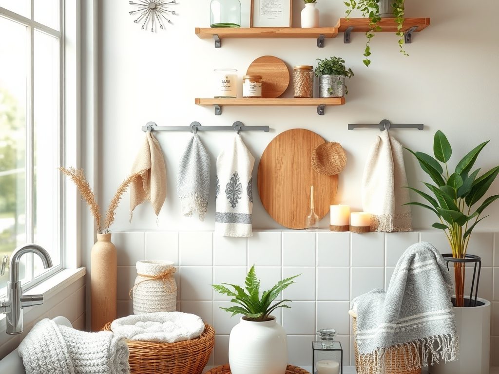 DIY dekoracje do łazienki: jak stworzyć funkcjonalne i stylowe dodatki krok po kroku