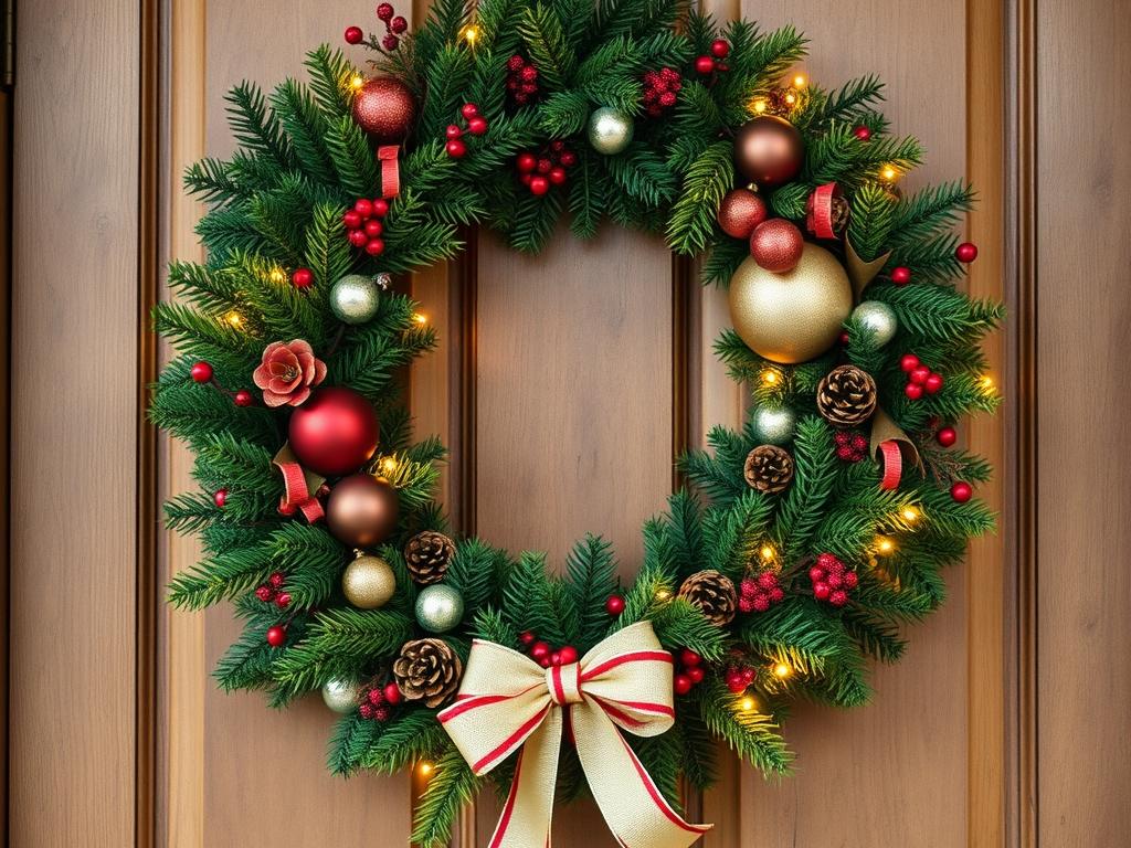 Wianek świąteczny DIY na drzwi: jak wybrać materiały i ozdoby, by cieszyć się nim przez całe święta