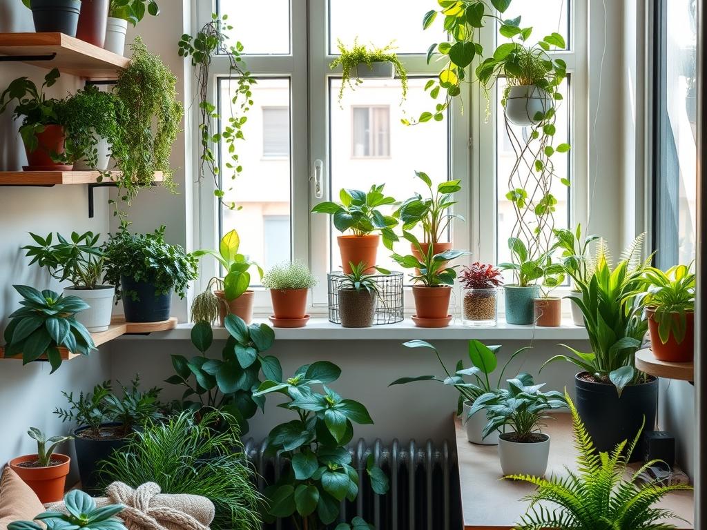 Rośliny do małego mieszkania: jak wybrać i zaaranżować zieleń oszczędzającą przestrzeń i czas pielęgnacji