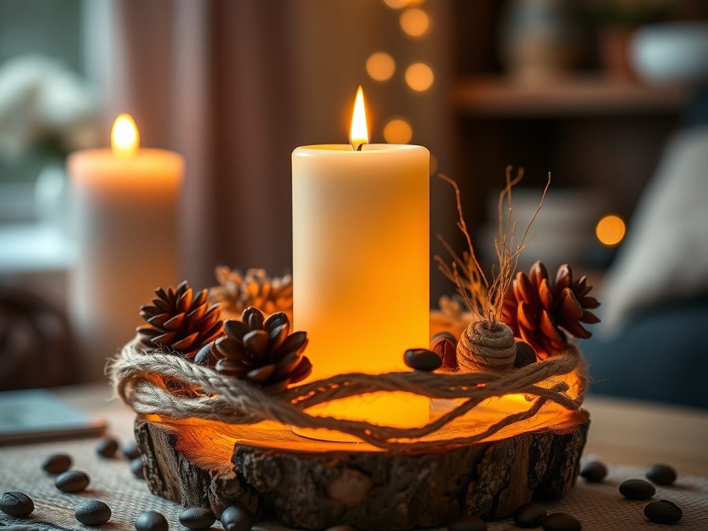 Świeczniki w stylu boho DIY: jak stworzyć trwałą dekorację z naturalnych materiałów i zadbać o bezpieczeństwo użytkowania