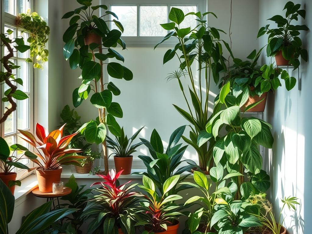 Jak optymalnie ustawić rośliny we wnętrzu: światło, miejsca i aranżacyjne triki dla harmonii i zdrowia