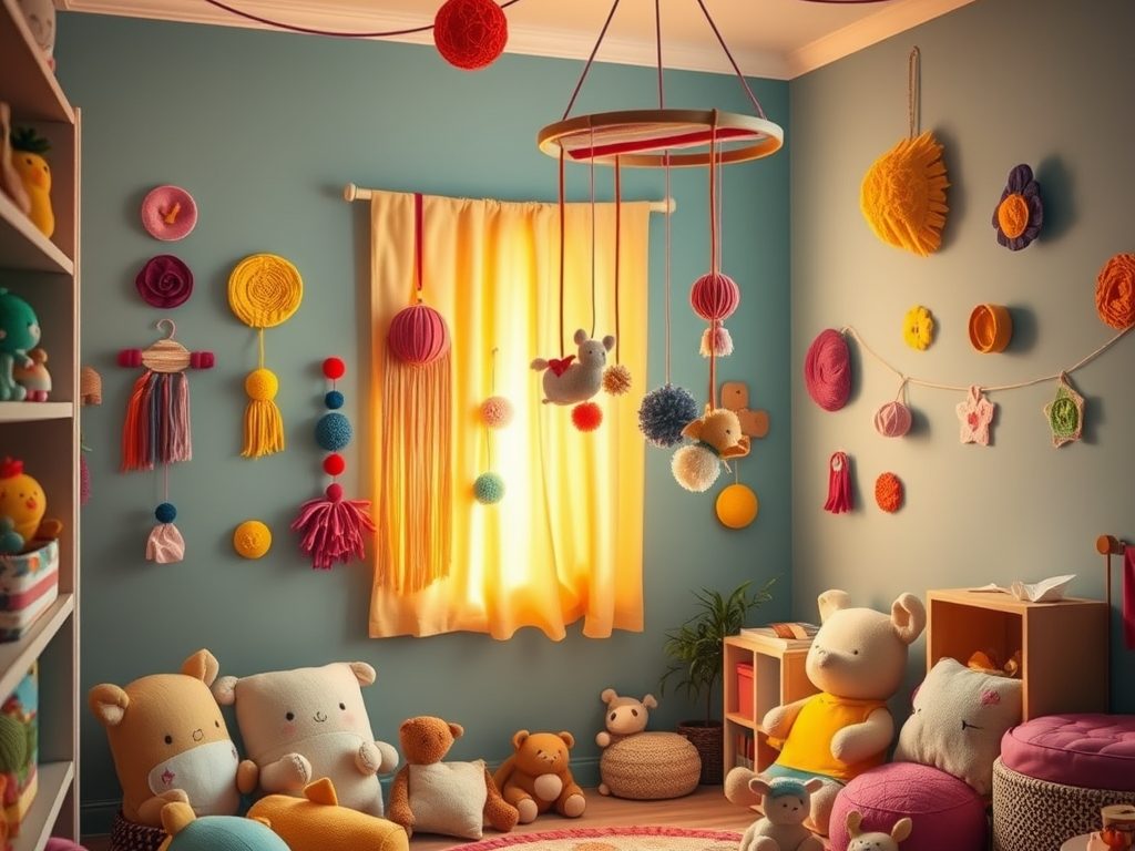 DIY dekoracje do pokoju dziecka: praktyczne pomysły na kreatywne i bezpieczne ozdoby ręcznie wykonane