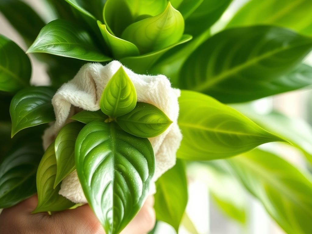 Czyszczenie liści roślin domowych: skuteczne metody i najczęstsze pułapki pielęgnacji