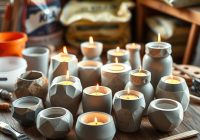 Świeczniki z betonu DIY: jak wybrać materiały i uniknąć typowych błędów przy samodzielnym odlewaniu