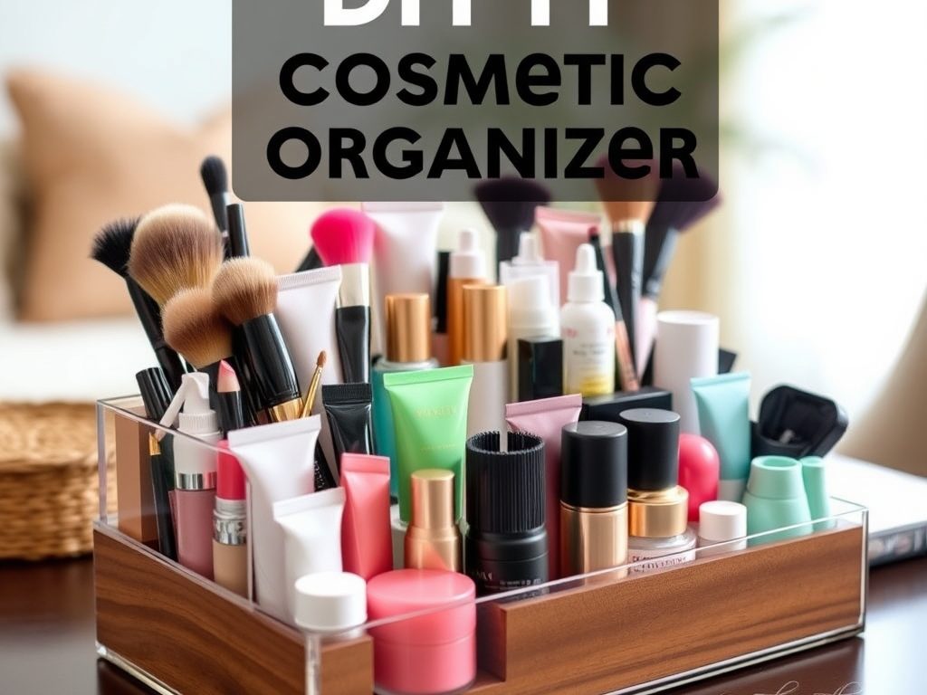 Organizer na kosmetyki DIY: jak stworzyć funkcjonalny i estetyczny porządek w domowym zaciszu