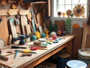 Upcycling drewna w dekoracjach: jak stworzyć oryginalne ozdoby z odzysku krok po kroku