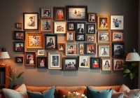 Galeria zdjęć rodzinnych na ścianie: jak zaplanować układ i montaż, by stworzyć spójną i osobistą dekorację domu