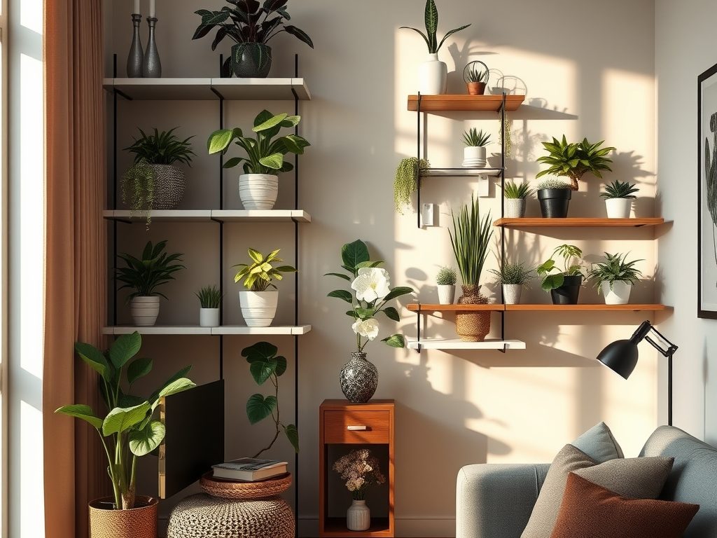 Półki na rośliny do małego mieszkania: jak wybrać funkcjonalne i stylowe rozwiązania oszczędzające przestrzeń