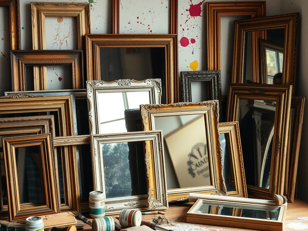 Odnowa ramek i luster DIY: krok po kroku od przygotowania po efekt vintage i personalizację