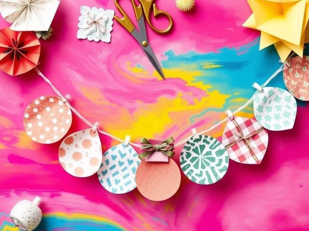 Girlanda z papieru DIY: jak stworzyć trwałą dekorację i uniknąć typowych błędów